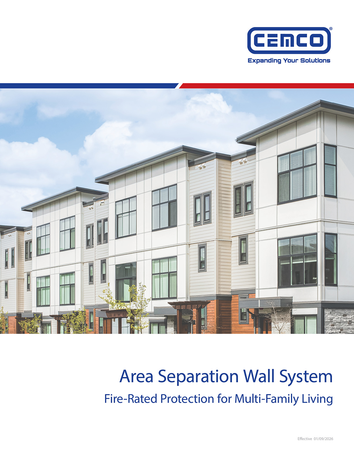 CEMCO Area Separation Wall System Cover